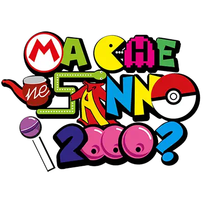 Logo Ma che ne sanno i 2000 con sfondo trasparente quadrato
